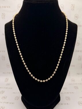 14K Gold Filled Ball Bead Chain 3 mm- 20”